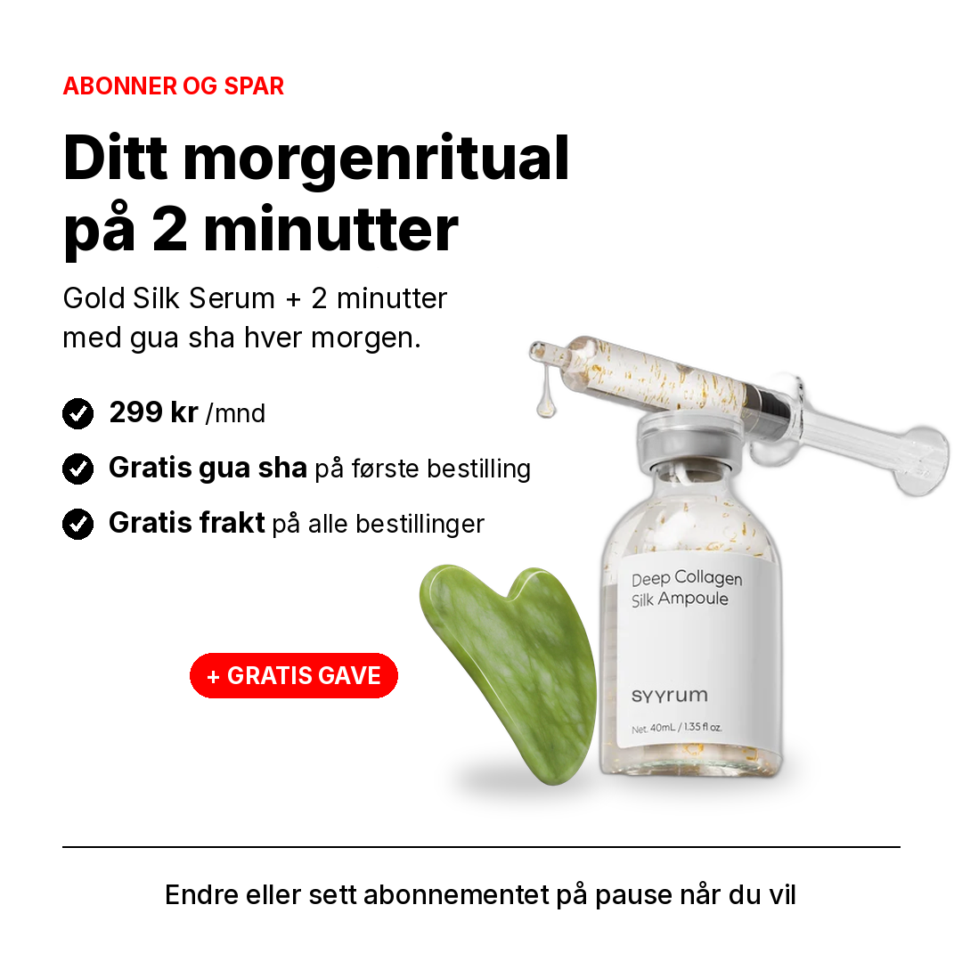 SYYRUM abonnement med gratis gua sha