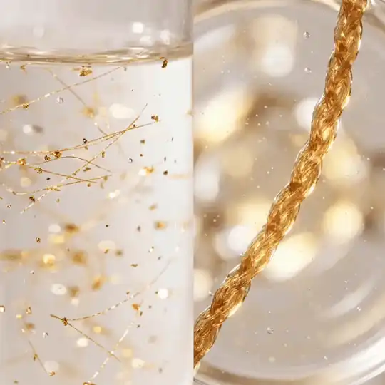 Silketråder i SYYRUM Collagen Silk Ampoule